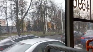 Троллейбус БКМ-321 борт. №4696 маршрут №7 в Минске (ПОЕЗДКА)