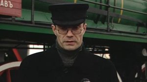 Паровоз 293 на Финляндском вокзале 2004