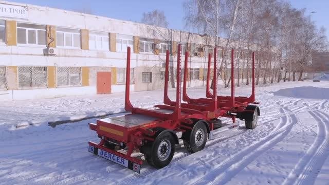 Прицеп лесовоз сортиментовоз BERGER Strong Line