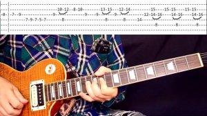 Как играть Соло AC/DC - Let me put my love into you! Разбор с табами!