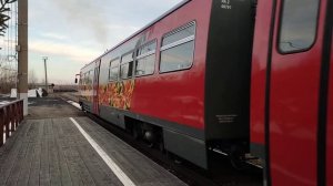 РА2-067 отправляется со станции Переславль-Залесский