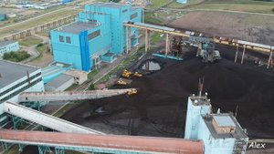 Полет над Берёзовской ГРЭС (июль 2020 г.)