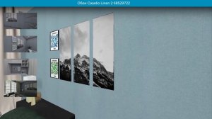 Обои Caselio Linen 2 68529722 в интерьере. визуализация и фото.