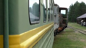 ТУ4/TU4 locomotive /узкоколейный тепловоз + вид из кабины ЭСУ2а/ESU2a