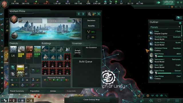 Stellaris Church of Unity Part 21 Fixing the Economy смотреть онлайн