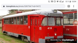 "От первого дня до современности" трамвай "РВЗ-6М2" #418 в Витебске