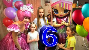 День Рождения! 🎈 Арине - 6 лет! В гости пришла Hello Kitty!
