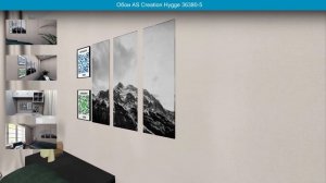 Обои AS Creation Hygge 36380-5 в интерьере. визуализация и фото.