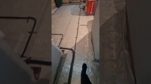 Видиофиксация коммуникаций перед заливкой стяжки пола