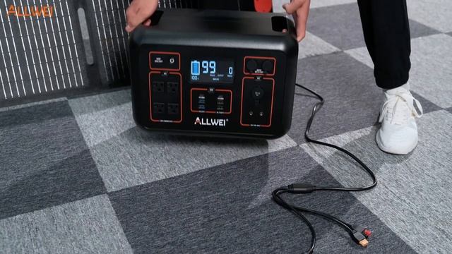 2000w portable power station with 200w solar panel смотреть онлайн