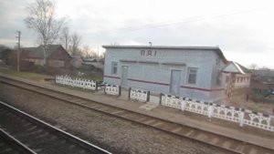 Прибытие в Новосокольники, вид из окна поезда