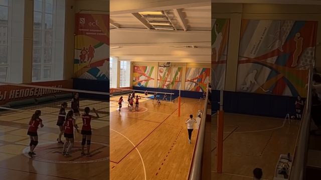 Слоумо подача в волейболе #sport #volleyball