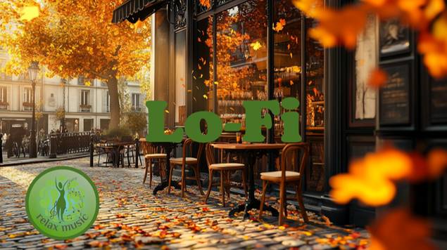LO-FI Музыка для отдыха, работы и учебы — Осенний джаз в уличном кафе