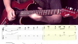 Ария - соло Пробил час. Guitar Tabs.