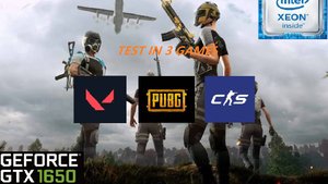 GTX 1650 + Xeon E5-2689: Test in 3 games (VALORANT, PUBG, СS:2)