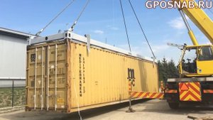 Траверса полуавтоматическая для подъема контейнера за верхние фитинги