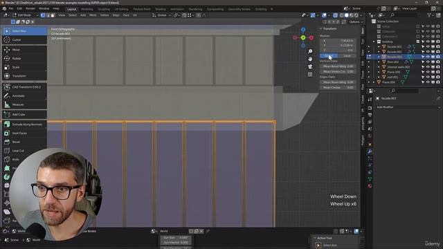 07. Ground floor. INTRO TO BLENDER FOR ARCHITECTURE