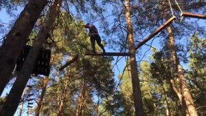 Верёвочный парк Слабо! заельцовский парк. Новосибирск(6)