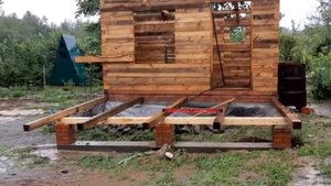 Чуть баню не смыло. Разбушевавшийся ручей. ШОК после увиденного.