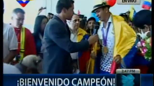 Ruben Limardo llega a Venezuela смотреть онлайн