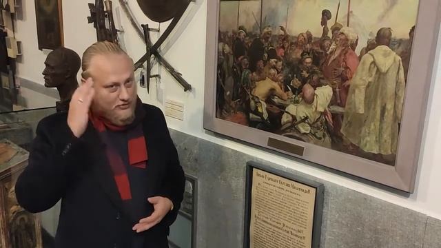 Як Яворницький надихнув Рєпіна на написання картини про запорожців смотреть онлайн
