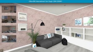 Обои BN International Van Gogh 2 BN 220061 в интерьере. визуализация и фото.