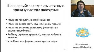 Вебинар "Профилактика детской агрессивности в условиях образовательного учреждения"