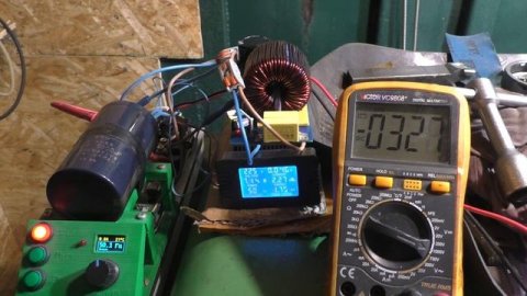 Испытание самодельного ККМ на мощность