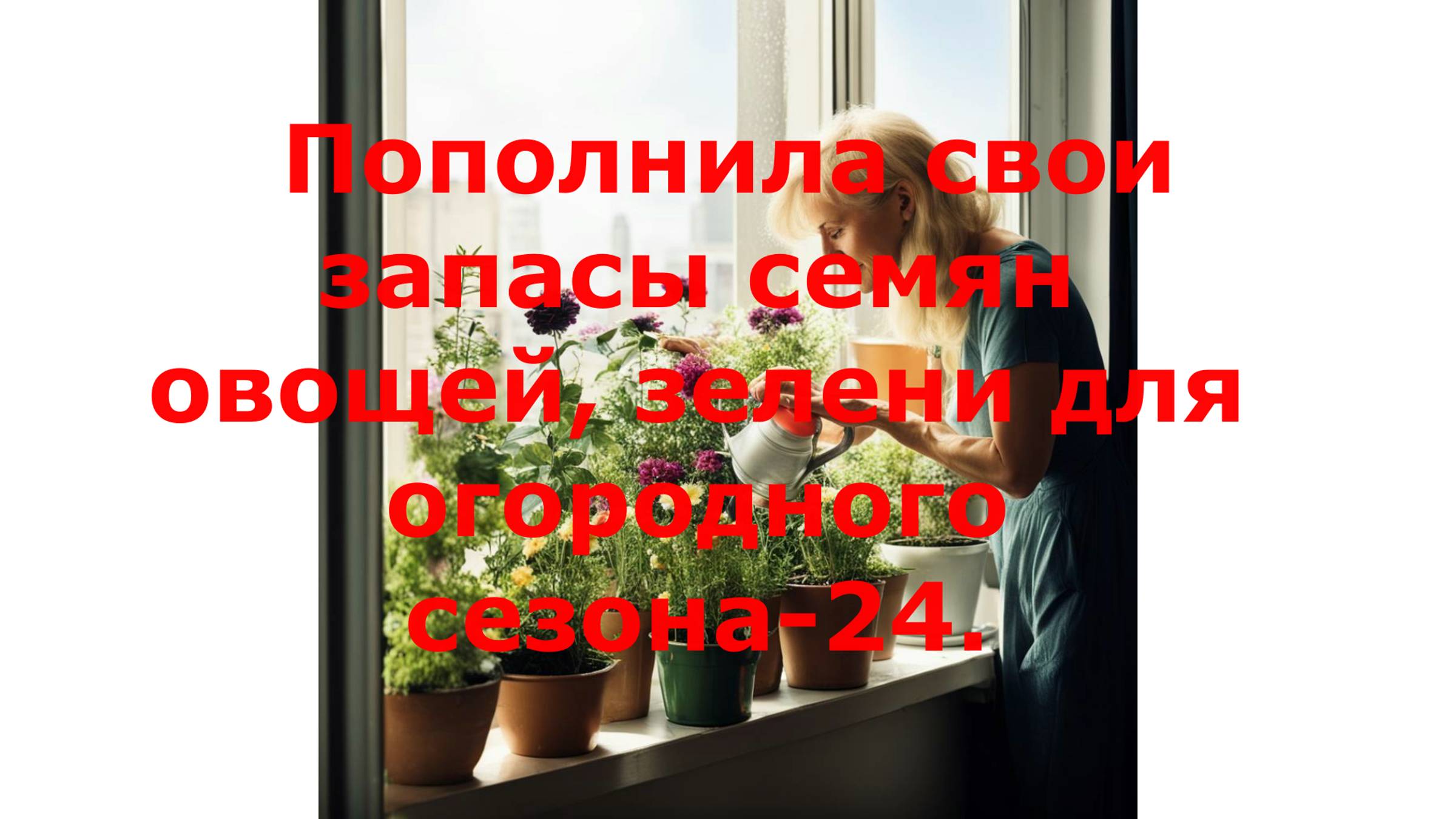 Дача № 2. Выпуск 40. Закупила семена овощей и зелени на  огородный сезон-24