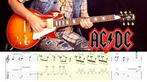 How to play solo Ac/Dc - Thunderstruck. Guitar Tabs