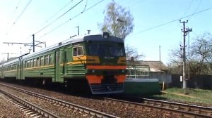 Электропоезд ЭД2Т-0013 платформа Малые Вязёмы