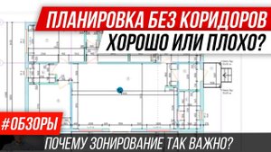 🔥 Обзор планировки. Зонирование. Планировка без коридоров. Обзор готового проекта дома. (1080p)