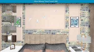 Обои Milassa Trend Trend1-006  в интерьере. визуализация и фото.