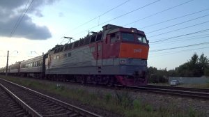 Электровоз ЧС4т-495 со скорым поездом №047А Санкт-Петербург - Самара