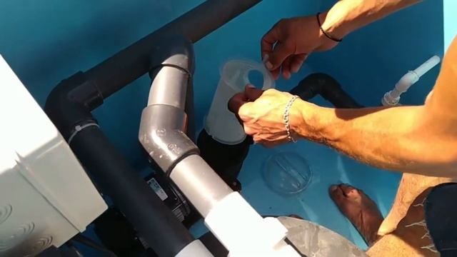 Чистка префильтра насоса