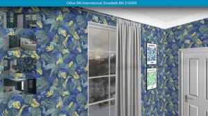 Обои BN International Smalltalk BN 219300 в интерьере. визуализация и фото.