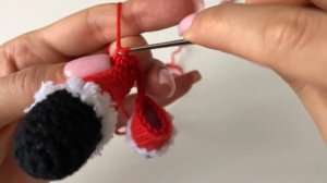 САНТА КЛАУС КРЮЧКОМ МАСТЕР КЛАСС. Новогодняя игрушка Амигуруми