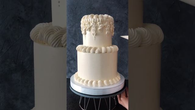 Свадебный торт в винтажном стиле #weddingcake #shorts #vintage #wedding #cake