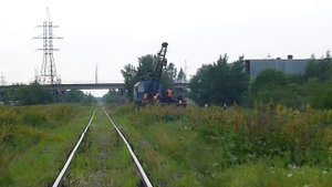 Железнодорожный кран КДЭ 161-1912, часть 1.