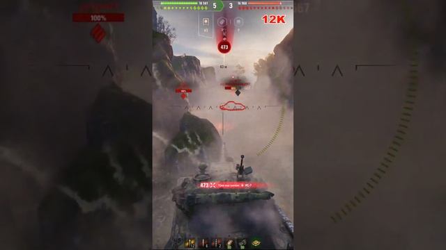 60TP Lewandowskiego 12K уронаКарта Фьорды #shorts #wot смотреть онлайн