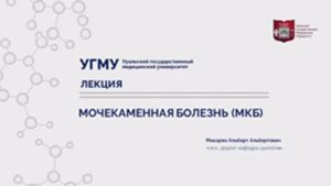 Лекция "Мочекаменная болезнь", к.м.н. Макарян А.А.