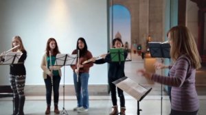 Penn Flutes, "Ukrainian Bell Carol," Penn Museum, 2016