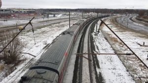 Электровоз ЧС7-154 с сезонным поездом №230 Москва - Саранск [РЖД]