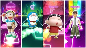 Kiteretsu 🆚 Doraemon 🆚 Shinchan 🆚 Ben 10 (Hindi Theme Songs). Who Is Best?