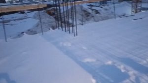 Демонтаж монолитного перекрытия демонтажным роботом