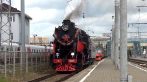 Паровоз Л-0073 с поездом №926 Ростов-Главный — Гниловская