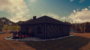 Проект одноэтажного дома с 3 спальнями 135 кв.м. | SketchUp + Lumion 8