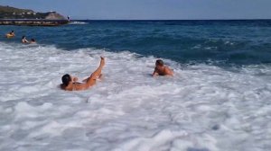 Крым. Партенит. Городской пляж 🌴 1 октября 2023
