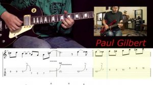 Paul Gilbert - Blues For Rabbit. Guitar Tabs.