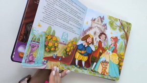 Книга с объемными картинками Malamalama Любимые сказки Дюймовочка Спящая красавица Кот в сапогах